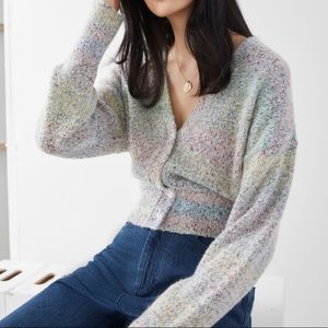 & Other Stories Wool Alpaca Blend Cardigan